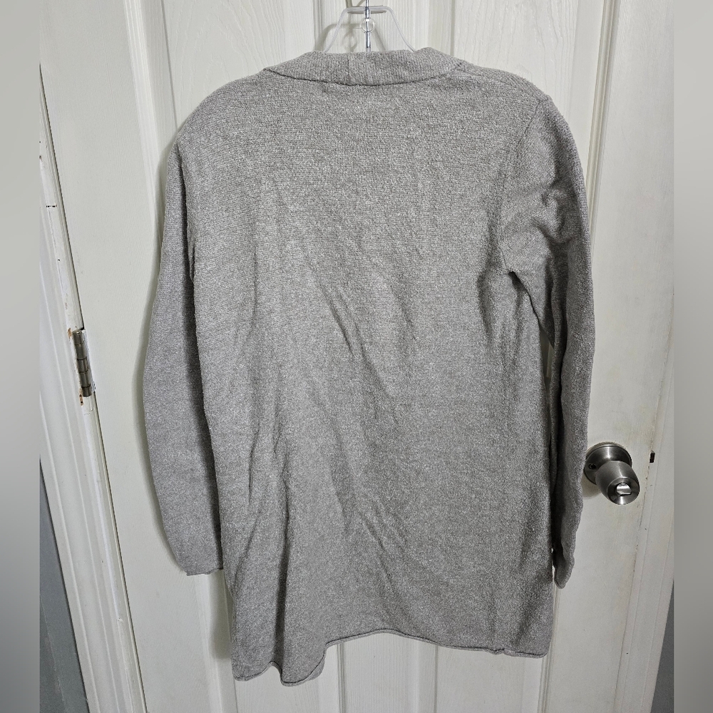 Barefoot Dreams CozyChic Lite Womens Long Weekend Cardigan Sweater Gray Size S - Picture 10 of 10